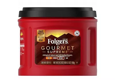 Image: Folgers Gourmet Supreme Medium Dark Roast Ground Coffee