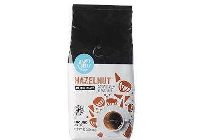 Image: Happy Belly Hazelnut Flavor Medium Roast Ground Coffee 12 Ounce