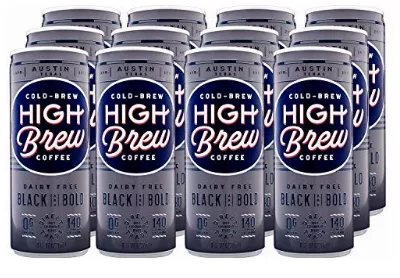 Image: High Brew Cold Brew Black and Bold Coffee 12-Canister