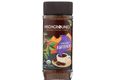 Image: Highground Medium Roast Organic Fair-Trade Instant Coffee 3.53 Ounce