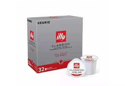 Image: Illy Classico Medium Roast Single Serve K-Cup Coffee Pods 32-Count