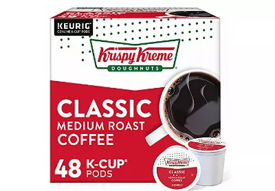 Image: Krispy Kreme Classic Medium Roast K-cup Coffee Pods 48-Count