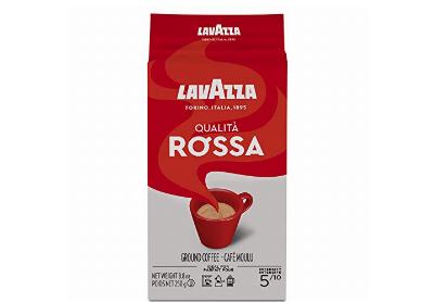 Image: Lavazza Qualita Rossa Medium Roast Ground Coffee 8.8 Ounce