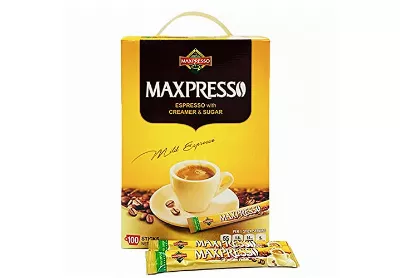 Image: Maxpresso 3-in-1 Korean Expresso Instant Coffee Mix 100-Sticks