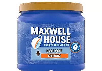 Image: Maxwell House Half Caff Medium Roast Ground Coffee (by Kraft Heinz)