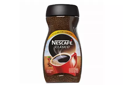 Image: Nescafe CLASICO Dark Roast Instant Coffee 10.5 Oz