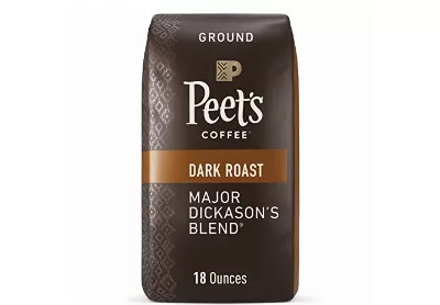 Image: Peet's Coffee Dark Roast Ground Coffee Major Dickason's Blend