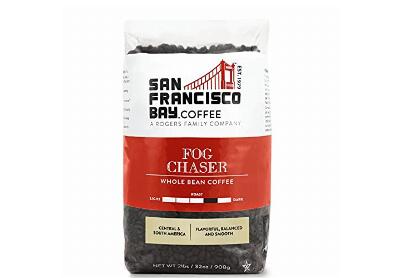 Image: San Francisco Bay Fog Chaser Medium Dark Roast Whole Bean Coffee 2 lbs