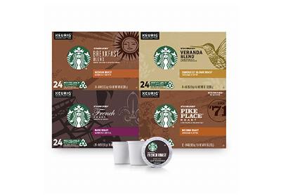 Image: Starbucks Black Coffee Variety Pack K-Cup Pods (by Starbucks)