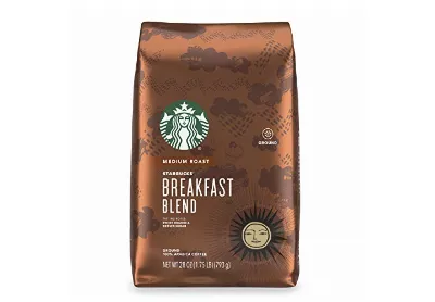 Image: Starbucks Breakfast Blend Medium Roast Ground Coffee (by Starbucks)