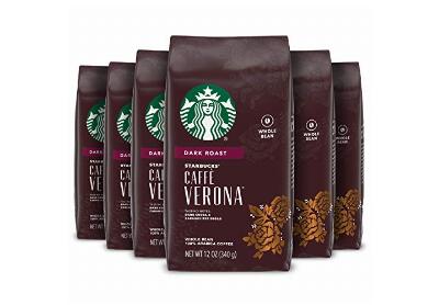 Image: Starbucks Caffe Verona Dark Roast Whole Bean Coffee (by Starbucks)