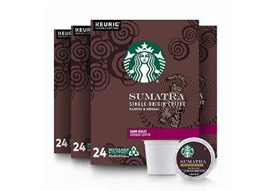 Image: Starbucks Dark Roast K-Cup Coffee Pods (by Starbucks)