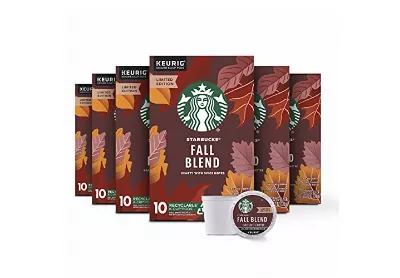 Image: Starbucks Fall Blend Medium Roast K-Cup Coffee Pods (by Starbucks)