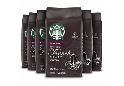 Image: Starbucks French Roast Dark Roast Ground Coffee (by Starbucks)