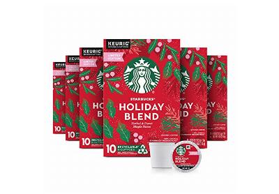 Image: Starbucks Holiday Blend Medium Roast K-Cup Coffee Pods (by Starbucks)