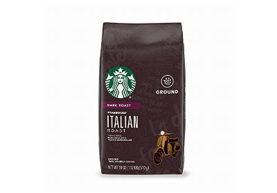 Image: Starbucks Italian Dark Roast Ground Coffee (by Starbucks)