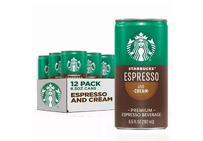 Image: Starbucks Premium Espresso and Cream Coffee Beverage 12-Pack