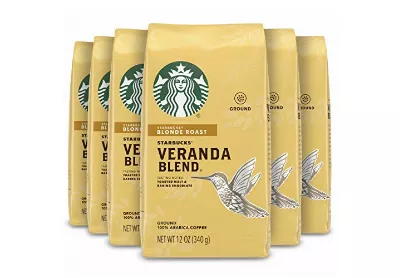 Image: Starbucks Veranda Blend Blonde Roast Ground Coffee (by Starbucks)