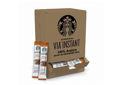 Image: Starbucks Via Instant Coffee Pike Place Medium Roast Packets (by Starbucks)