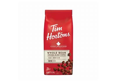 Image: Tim Hortons Medium Roast Whole Bean Original Blend Coffee 12 Ounce