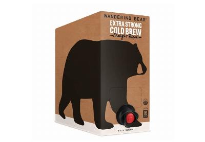 Image: Wandering Bear Extra Strong Cold Brew Straight Black Coffee On Tap 96 Oz