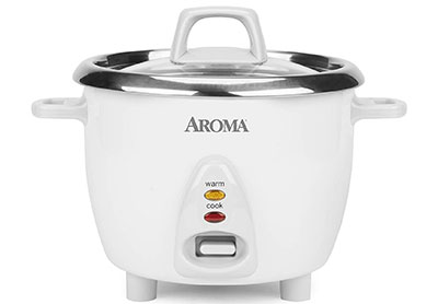 Image: Aroma ARC-753SG 6-cup Select Stainless Rice Cooker and Warmer (by Aroma Housewares)