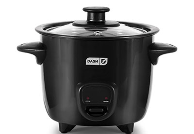 Image: Dash DRCM200BK Mini Rice Cooker and Steamer (by Dash)
