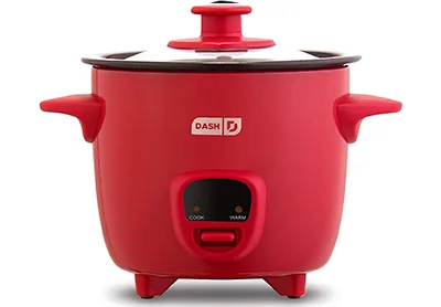 Image: Dash DRCM200GBRD04 2-cup Mini Rice Cooker and Steamer (by Dash)