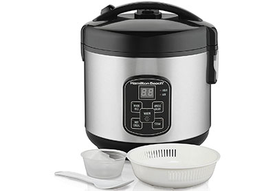 Image: Hamilton Beach 37518 8-Cup Rice Cooker and Food Steamer (by Hamilton Beach)