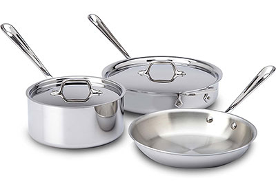 Image: All-Clad 5-piece Stainless Steel Cookware Set