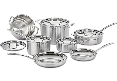 Image: Cuisinart 12-Piece Stainless Steel Cookware Set