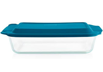Image: Pyrex 9x13 inch Deep Glass Baking Dish with Lid