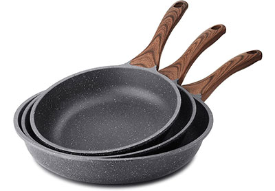 Image: Sensarte 3-Piece Nonstick Frying Pans Set
