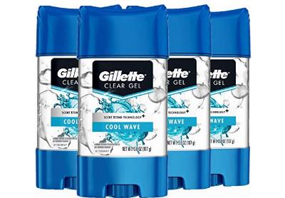 Image: Gillette Cool Wave Clear Gel Men's Antiperspirant Deodorant (by Gillette)
