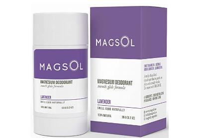 Image: MAGSOL Lavender Scent Magnesium Deodorant (by Magsol Organics)