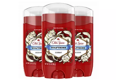 Image: Old Spice Wild Collection Wolfthorn Scent Men's Deodorant (by Old Spice)
