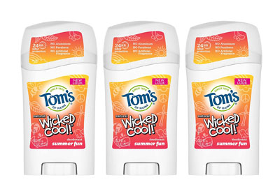 Image: Tom's of Maine Aluminum-Free Natural Wicked Cool Girls Deodorant (by Tom's Of Maine)