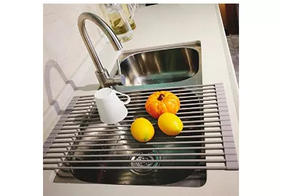 Image: LEASEN Over the Sink Roll up Dish Drying Rack (by Leasen)
