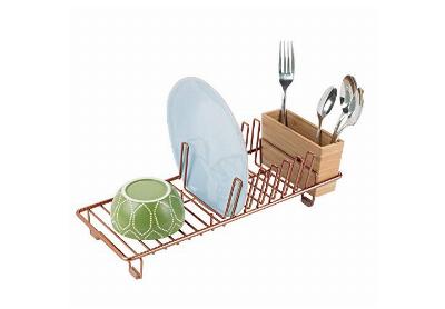 Image: mDesign Compact Kitchen Countertop Dish Drying Rack (by Mdesign)