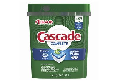 Image: Cascade Complete ActionPacs Dishwasher Detergent (by Cascade)