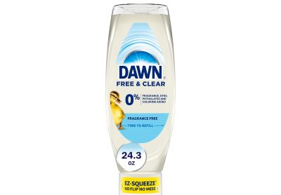 Image: Dawn Free & Clear EZ-Squeeze Scent Free Dishwashing Liquid (718mL)
