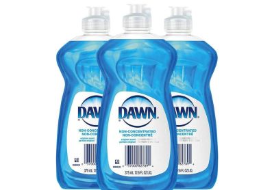 Image: Dawn Non-Concentrated Original Scent Dishwashing Liquid (375mL x 3 Pack)
