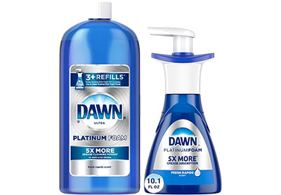 Image: Dawn Platinum Foam Fresh Rapids Scent Dishwashing Foam Pump and Refill Kit (300mL + 915mL)