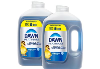 Image: Dawn Platinum Fresh Rain Scent Dishwashing Liquid Refill (1.52L x 2 Pack)