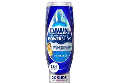 Image: Dawn Platinum Plus EZ-Squeeze Fresh Rain Scent PowerSuds Dishwashing Liquid (514mL)