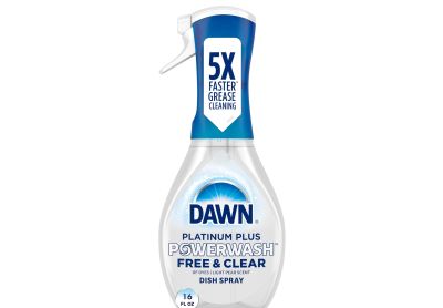 Image: Dawn Platinum Plus Free & Clear Light Pear Scent Powerwash Dish Spray (473mL)