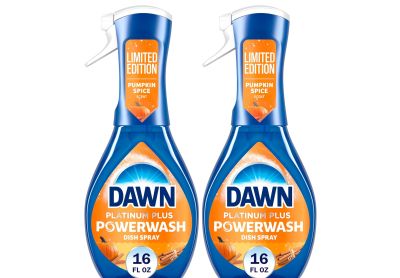 Image: Dawn Platinum Plus Pumpkin Spice Scent Powerwash Dish Spray (473mL x 2 Pack)