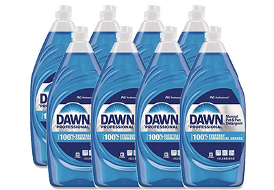 Image: Dawn Professional Citrus Scent Manual Pot & Pan Everyday Commercial Dish Detergent (1.12L x 8 Pack)