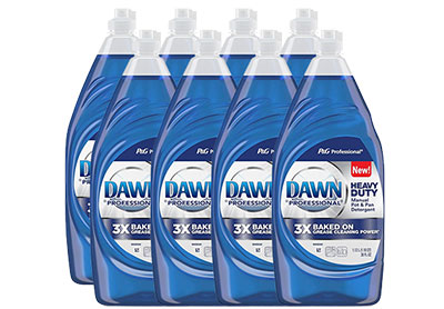 Image: Dawn Professional Heavy Duty Fresh Scent Manual Pot & Pan Commercial Dish Detergent (1.12L x 8 Pack)