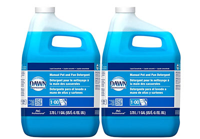 Image: Dawn Professional Original Scent Manual Pot & Pan Dish Detergent (1 Gal x 2 Pack)